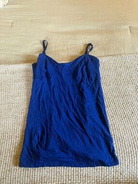 DECREE y2k vintage Blue Spaghetti Strap Tank Top